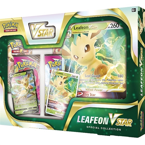 Pokemon VSTAR Special Collection Box - Leafeon Vstar - Pokemon kort